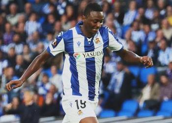 NIGERIA : Super Eagles Striker, Umar Sadiq Nears Loan Move to Valencia from Real Sociedad