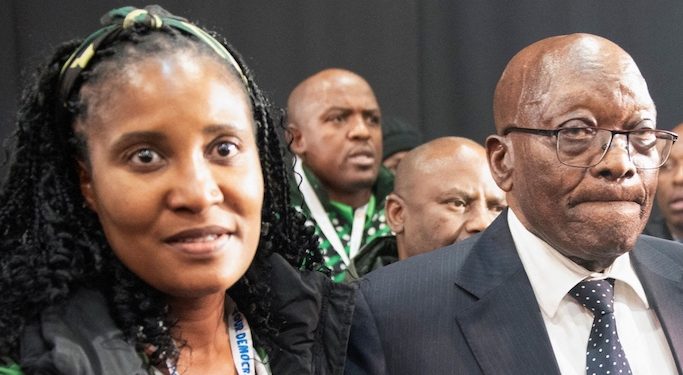 Daughter of Former South African President Zuma Charged with Inciting Violence