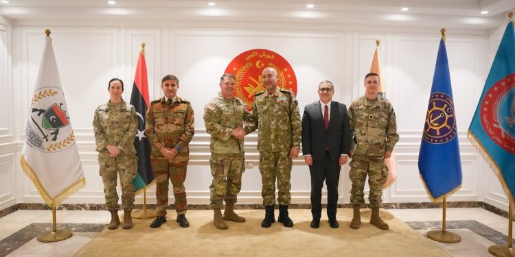Libya Prime Minister and AFRICOM Deputy Commander Meets to Strengthen Military Cooperation
