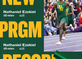 NIGERIA : Ezekiel Nathaniel Sets World’s Fastest Indoor 400m Time, Breaks African Record