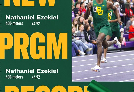 NIGERIA : Ezekiel Nathaniel Sets World’s Fastest Indoor 400m Time, Breaks African Record