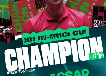 TABLE TENNIS : Assar Stuns Aruna Quadri to Claim 2025 Africa Cup Title