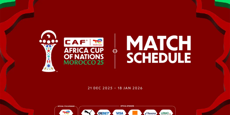 CAF Announces Match Schedule for TotalEnergies AFCON Morocco 2025