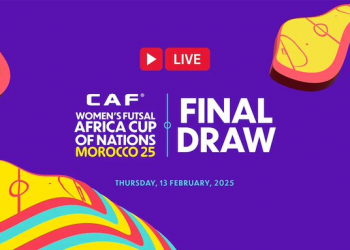 CAF Women’s Futsal AFCON 2025 Final Draw Set For February 13th