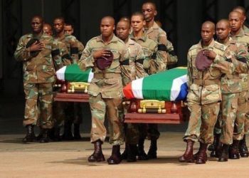 Remains of SANDF Soldiers En Route to South Africa from Uganda