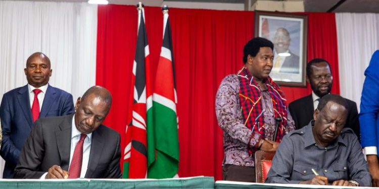 Kenya’s President Ruto and Raila Odinga Sign Historic Partnership Agreement