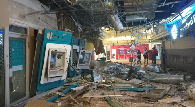 Five ATMs Bombed in South Africa’s Mall Heist