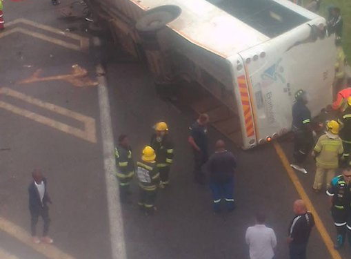 SOUTH AFRICA: Tragic Bus Crash in Johannesburg Leaves 12 Dead, 45 Injured