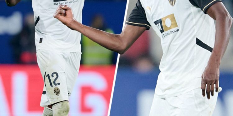 FOOTBALL : Sadiq Umar Set for Crucial Test as Valencia Face Real Madrid at Santiago Bernabéu