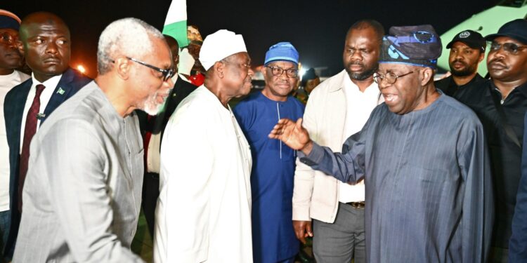 NIGERIA : President Tinubu Returns to Abuja After Three-Weeks in Europe