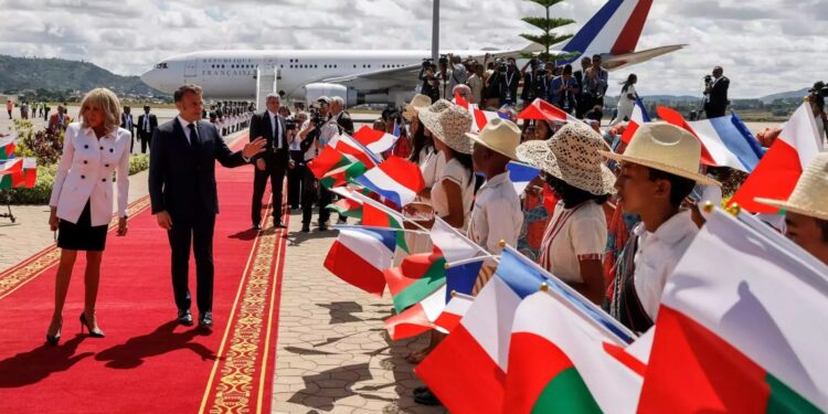France President, Macron in Madagascar For a Two-Day Visit