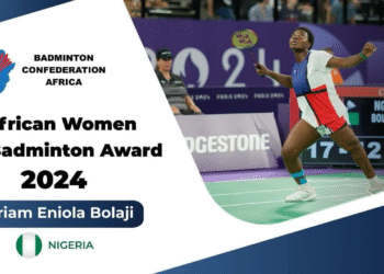 Nigeria’s Eniola Bolaji Wins 2024 African Women in Badminton Award