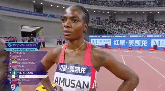 ATHLETICS : Tobi Amusan Finishes 4th at Diamond League Season Opener in Xiamen