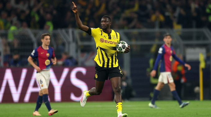 Guinean Striker, Guirassy Bags Hat-Trick in Dortmund’s Win as Barcelona Advance in UCL