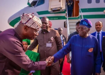 Nigeria’s President Tinubu Arrives in Lagos for ECOWAS 50th Anniversary Celebration