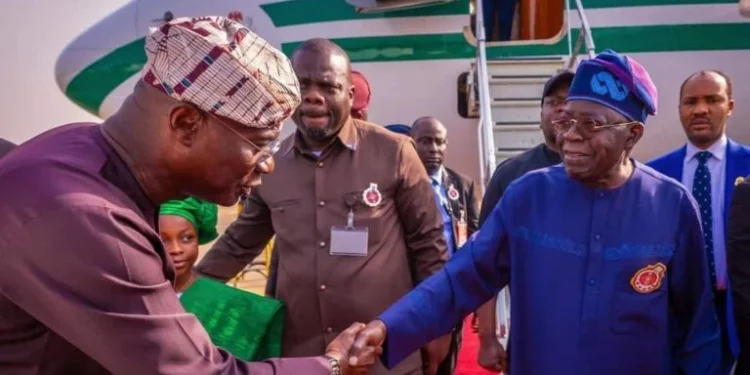 Nigeria’s President Tinubu Arrives in Lagos for ECOWAS 50th Anniversary Celebration