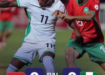 U-20 AFCON: Nigeria, Morocco Battle to Goalless Draw in Group B Clash