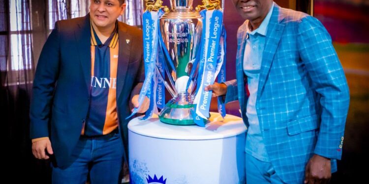 NIGERIA : Governor Sanwo-Olu Receives English Premier League Trophy in Lagos
