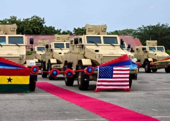 US Donates $6 Million Worth of Armored Vehicles to Ghana to Boost Defense Capabilities