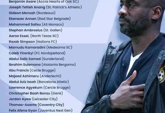 Ghana Black Stars Open London Camp Ahead of Unity Cup Clash With Nigeria