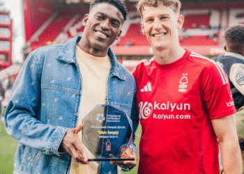 NIGERIA : Taiwo Awoniyi Named PFA Community Champion at Nottingham Forest