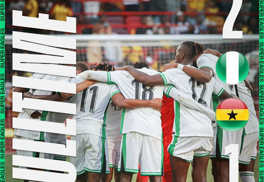 Super Eagles of Nigeria Defeat Ghana 2-1 to Reach Unity Cup Final