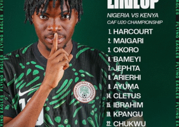 Flying Eagles of Nigeria Set to Face Kenya in Last Group Game of Stage U-20 AFCON
