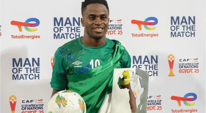 Sierra Leone’s Kamara Named in CAF U-20 AFCON Group Stage Best XI