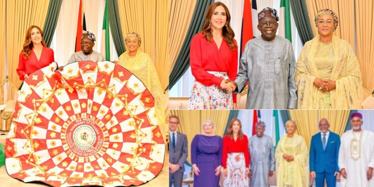 Nigeria’s President Tinubu Hosts Queen of Denmark at Aso Villa