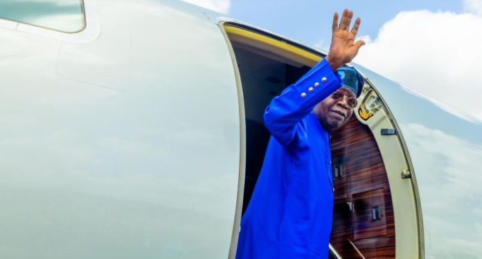 Nigeria’s President Tinubu Departs Nigeria For Brazil to Attend BRICS Summit