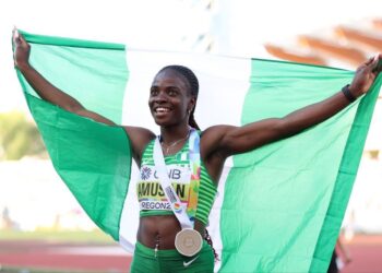 NIGERIA : Amusan Skips Hurdles, Competes in 100m Sprint at Racers Grand Prix