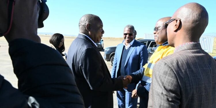 SOUTH AFRICA : Ramaphosa Visits Flood-Hit Eastern Cape as Death Toll Climbs to 78