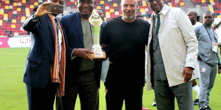 NFF President Gusau Hails Super Eagles’ Progress After London, Moscow Matches