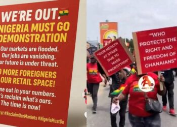 Ghanaians Protest Against Nigerians, Demand Expulsion Over Insecurity Concerns