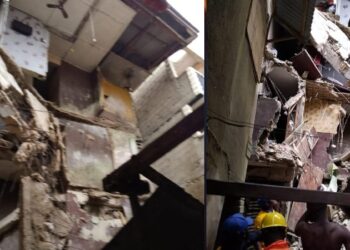 Nigeria: (VIDEO) Lagos Building Collapse Leaves Occupants Injured