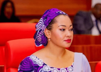 (VIDEO) NIGERIA: Suspended Senator Natasha Arrives NASS Amid Tight Security