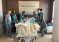 Super Falcons Visit Injured South African Star Gabriela Salgado in Hospital