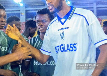 NIGERIA: Tosin Adarabioyo Pledges Support For Grassroots Football in Lagos