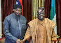 Gambian President Barrow Visits Tinubu, Pays Tribute to Late Buhari