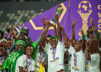 (VIDEO) NIGERIA : Super Falcons Storm Lagos to Hero’s Welcome After Historic WAFCON Title