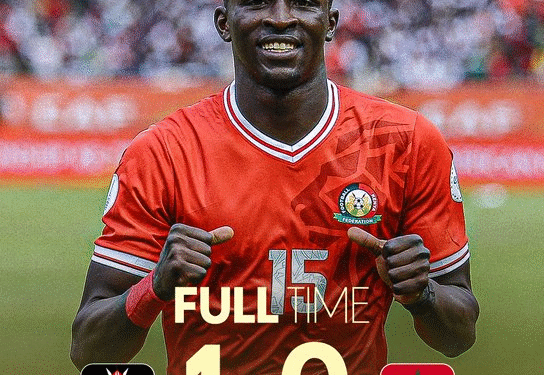 CHAN 2024: Ten-Man Kenya Shock Morocco 1-0 in Group A Win