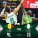 AfroBasket 2025: D’Tigers Crash Out After 91-75 Quarter-Final Defeat to Senegal