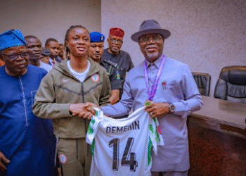 NIGERIA: Ondo Governor Gifts ₦30m, House to Super Falcons Star Tosin Demehin