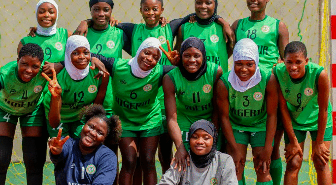 Nigeria’s U-18 Women’s Handball Team Depart For Algeria, Target World Cup Spot