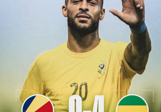 Bouanga Hat-Trick Fires Gabon to Top of World Cup Qualifying Group