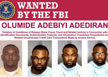 FBI Offers ₦14m Reward For Nigerian Man Fugitive’s Arrest