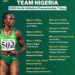 Nigeria’s 15-Man Squad Departs For 2025 World Athletics Championships in Tokyo
