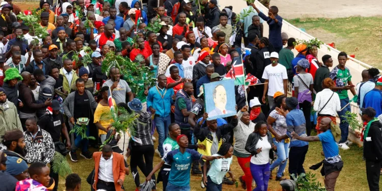 Kenyan Mourners Injured in Stampede at Raila Odinga’s State Funeral