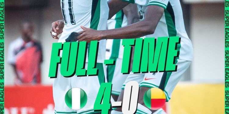 Nigeria Crush Benin Republic 4–0 to Reach World Cup Playoffs
