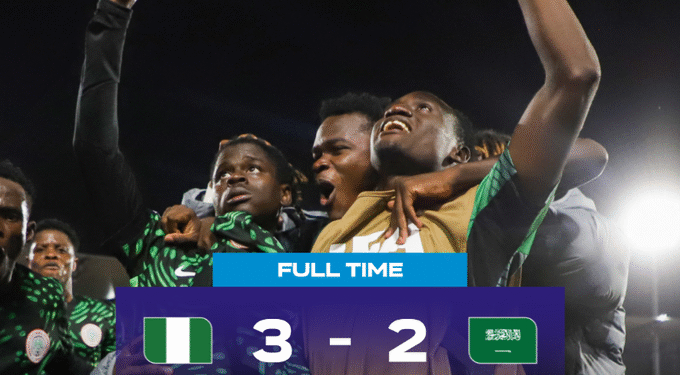 Flying Eagles of Nigeria Edge Saudi Arabia 3-2 to Stay in U20 World Cup Race